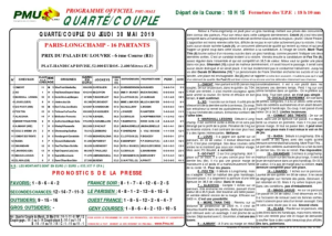 Pmu Programme Officiel PDF