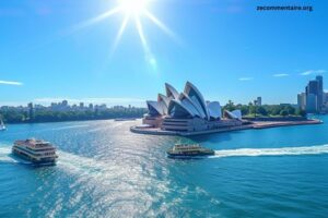 See The Sparkling Sydney Cityscape From The Air!