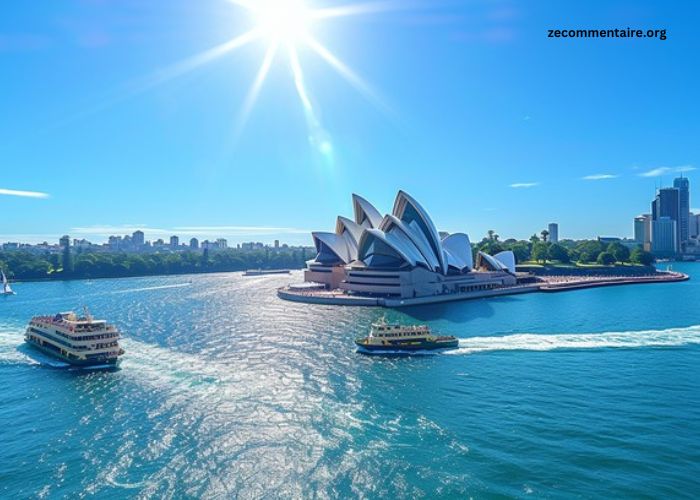 See The Sparkling Sydney Cityscape From The Air!